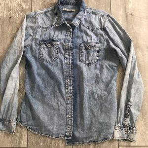 Mavi jeans brand button up shirt